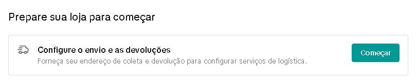 Formulário de endereço de devolução