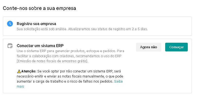 Exigência de integração com ERP para maior controle
